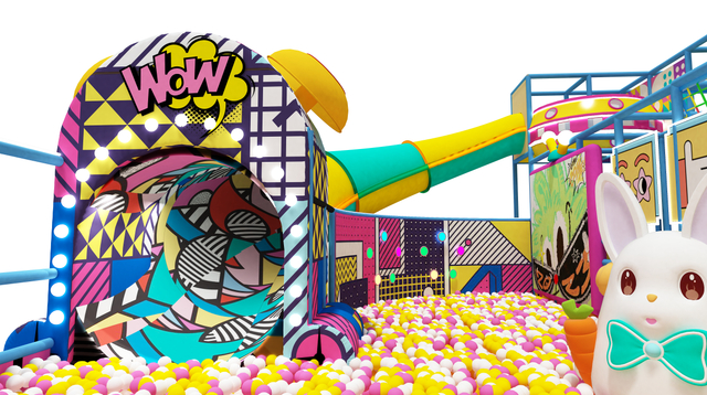 Memphis Style Indoor Playground for Children