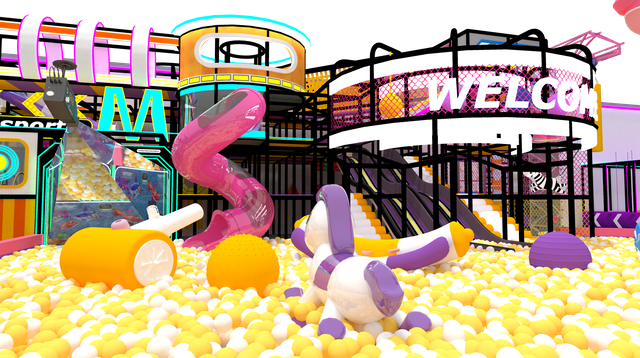 Super Interesting Indoor Playground for Children