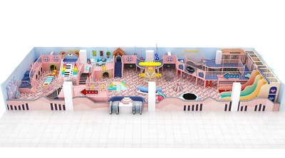 Fashion Macaron Theme Indoor Playground for Amusement Park