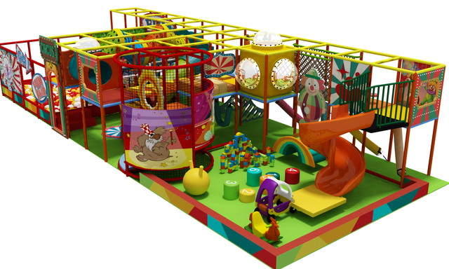 Jungle Theme Indoor Playground with Ball Pool