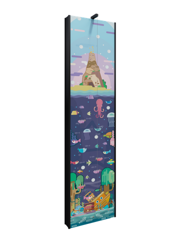 Frame Climbing Wall For Kids With Jungle Gym