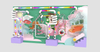 China Commercial Four-piece Structure Ball Wall Game 