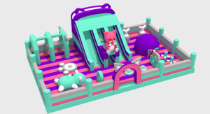 Exquisite Inflatable Castle with High Quality Materials and Affordable Price