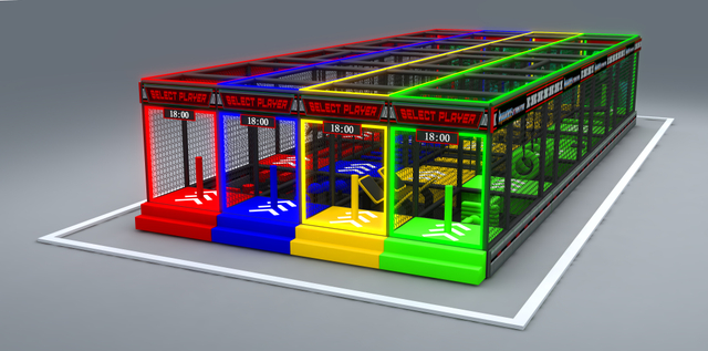 Indoor Medium Size Trampoline For Adults with Ladders