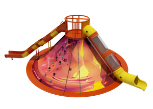 Indoor Amusement Park of Volcano Slide