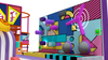 Memphis Style Indoor Playground for Children