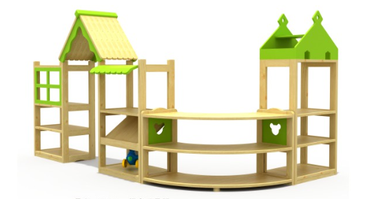 Little Town Wooden Toys For Kids with Beech Wood
