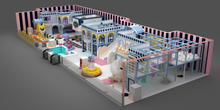 Newly Macaron Theme Indoor Playground for Amusement Park