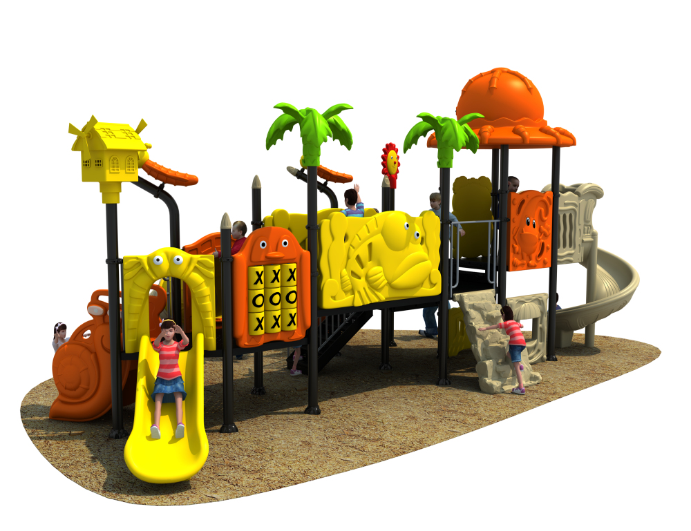 Children Plastic Animal Paradise Series Garden Outdoor Playground for Sale