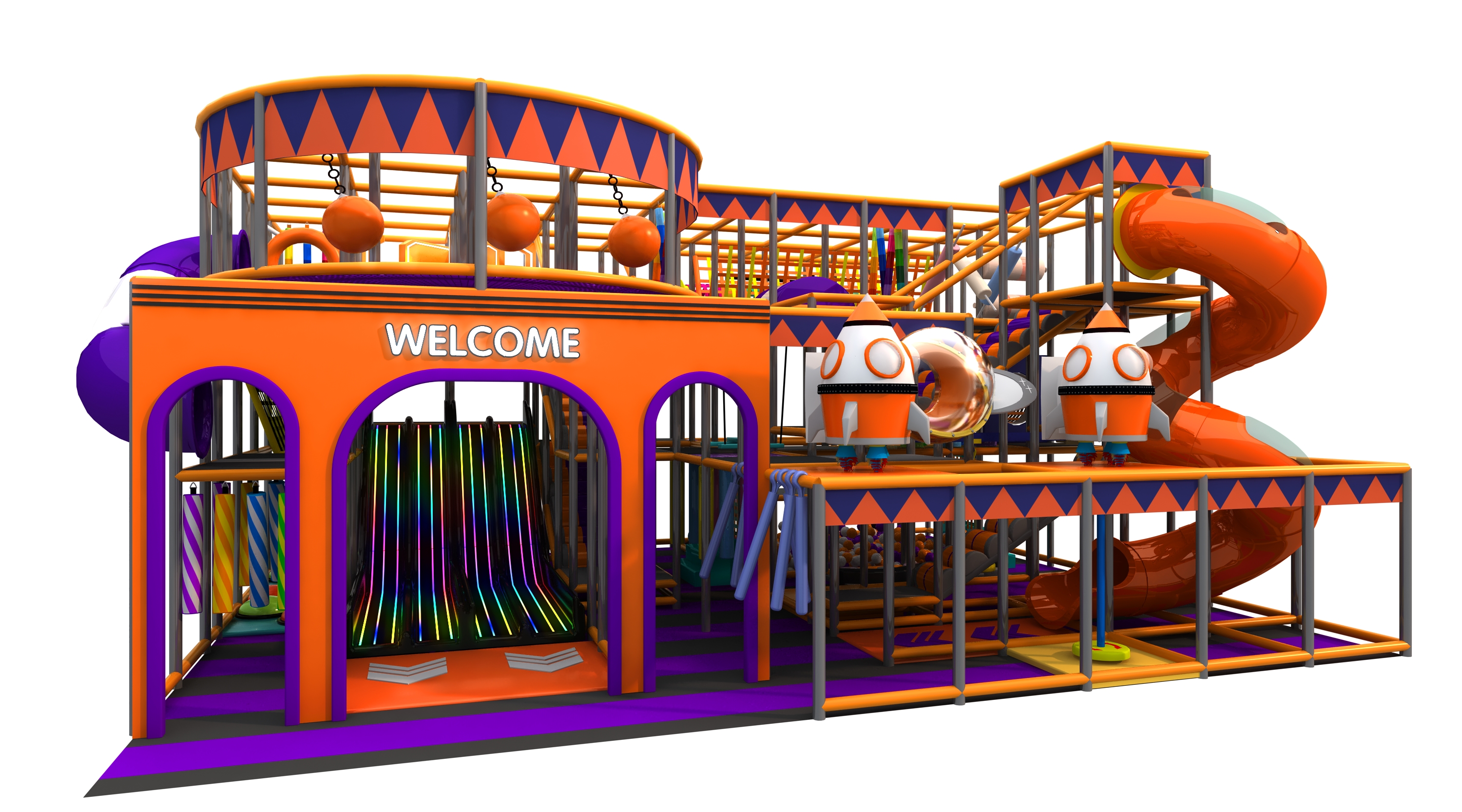  Theme Indoor Playground for 3-12year Old 
