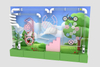 Three-piece Structure Ball Wall Game Compatibled with The Ball Pool