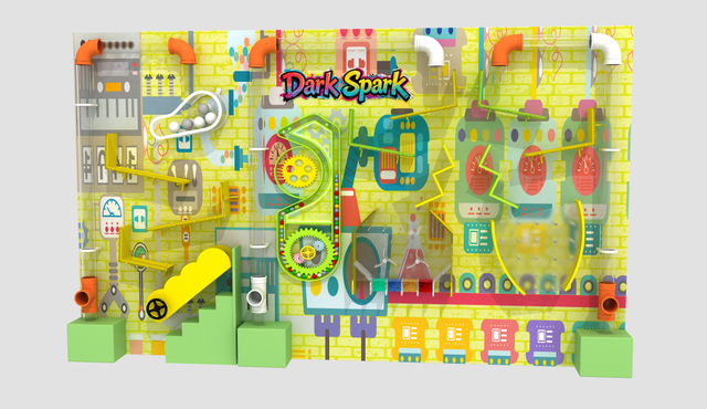 China Commercial Four-piece Structure Ball Wall Game 