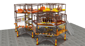 Multi-Element Rope Course Perfect for All Ages