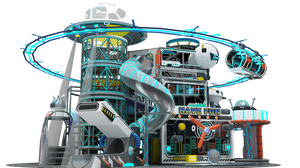 Spaceship Capsule Playground for Children