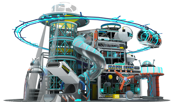 Spaceship Capsule Playground for Children