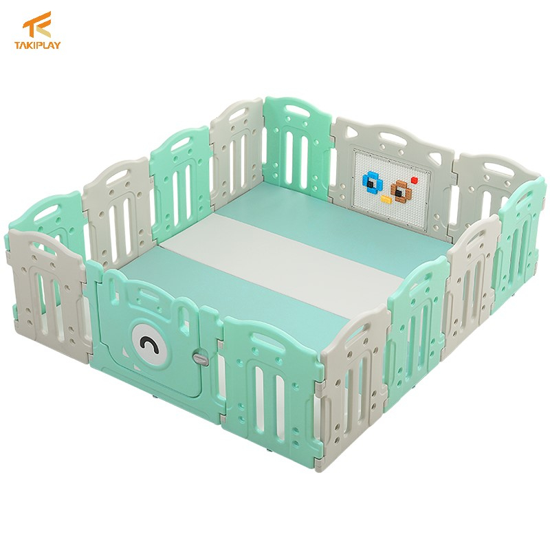 Plastic Baby Playpen Big Playard Portable Kids Activity Center Safety Play Yard For Baby 