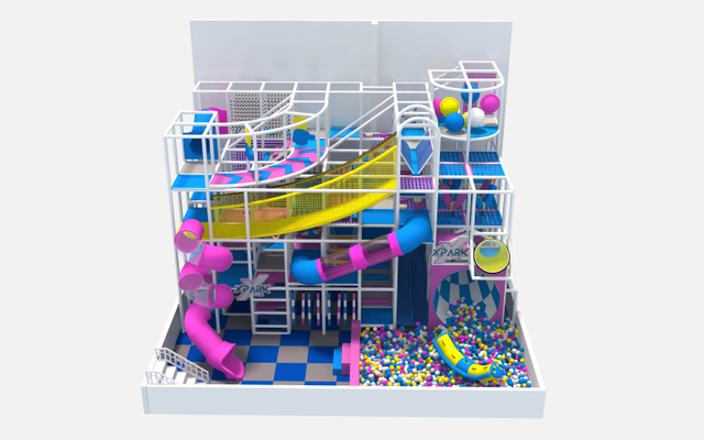  Great XPARK Theme Indoor Playground for 3year Old with Café