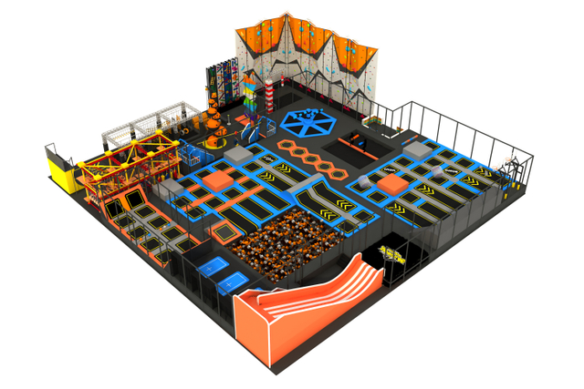 Hot Sale Medium Size Trampoline for Children with Ladders