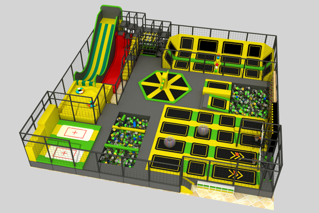 High Quality Medium Size Trampoline For Kids with Ladders