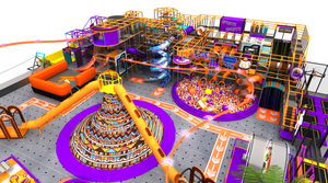 Commercial Jungle Theme Indoor Playground with Ball Pool