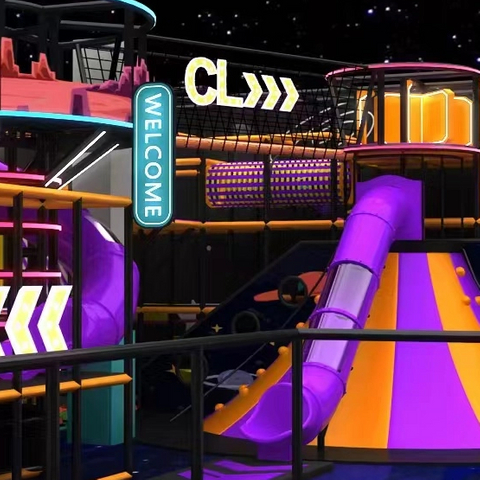 Indoor Amusement Park of Volcano Slide