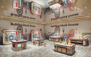 Commercial And Popular Craft Workshop Role Play House for Kids with Happy DIY Pretend Play