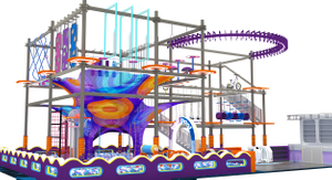 Multi-Element Rope Course Perfect for All Ages