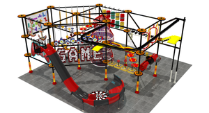 Multi-Element Rope Course Perfect for All Ages