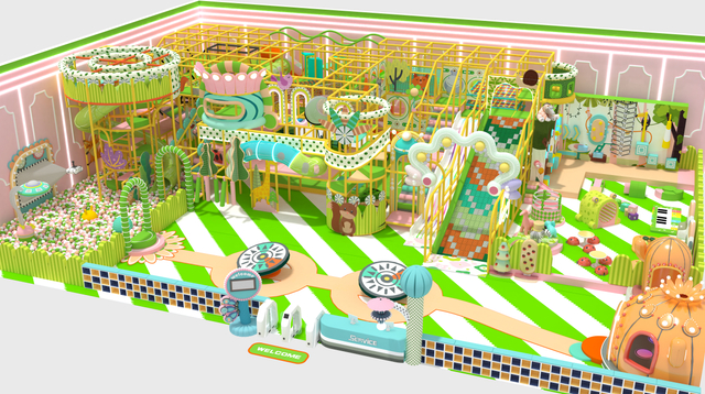 Spring Fresh Color Playground for Children