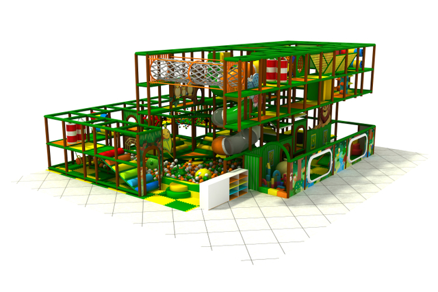 Adventure Jungle Theme Indoor Playground with Ball Pool