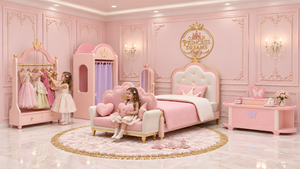 Colorful Kids Beauty Salon Role Play House with Creative Pretend Makeup Fun