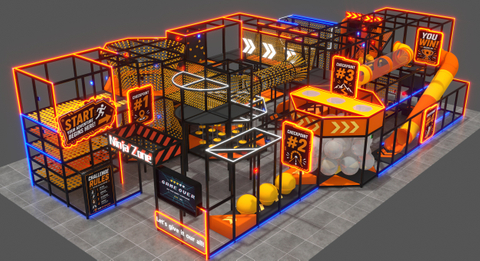 Professional Adult/Kids Ninja Warrior Obstacle Course for Sale 