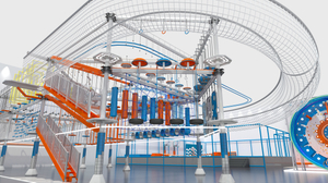 Multi-Element Rope Course Perfect for All Ages